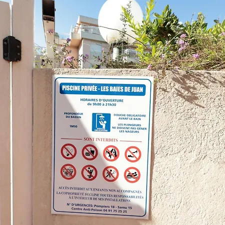 דירה Baies De Juan - 4 Pers - Pool - Air Conditioning אנטיב